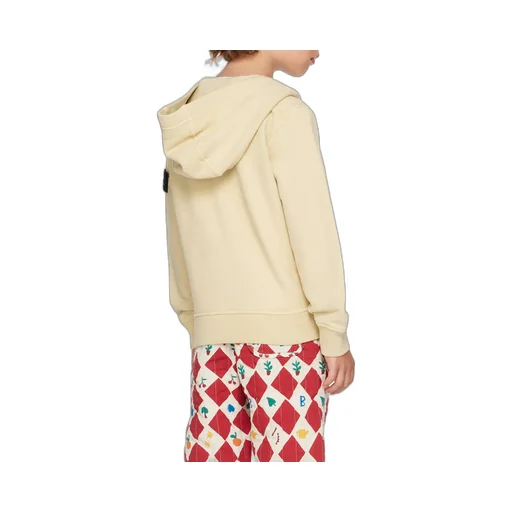 Zippered Hooded Sweatshirt