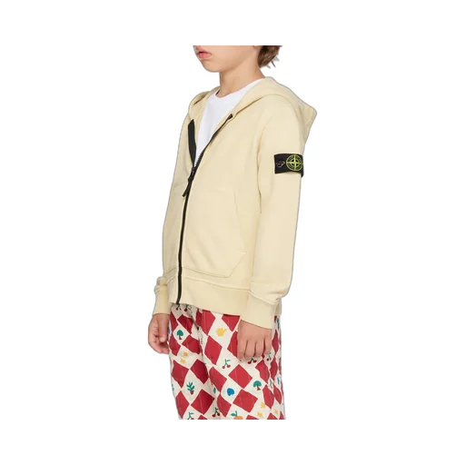 Zippered Hooded Sweatshirt