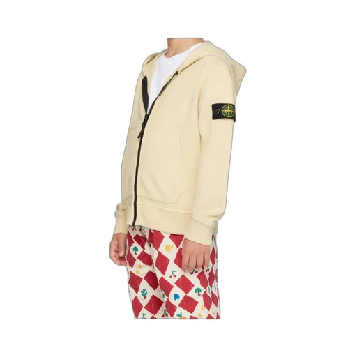 Zippered Hooded Sweatshirt