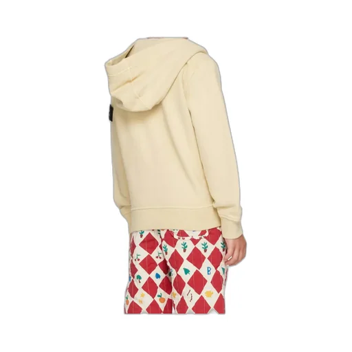 Zippered Hooded Sweatshirt