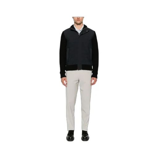 Herno Knitted-Panel Down Jacket