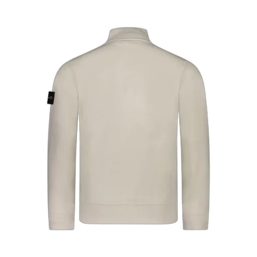 Stone Island Logo Patch Zip-Up Cardigan