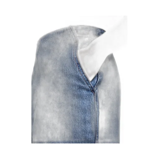 Logo Denim Skirt