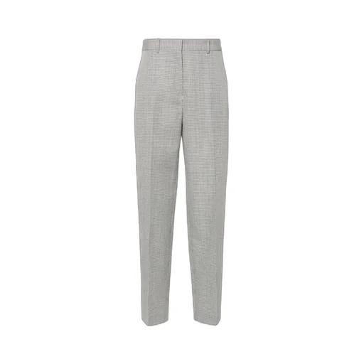 Jil Sander Checked Tapered Leg Trousers