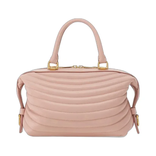 Quilted Bowling Shoulder Bag