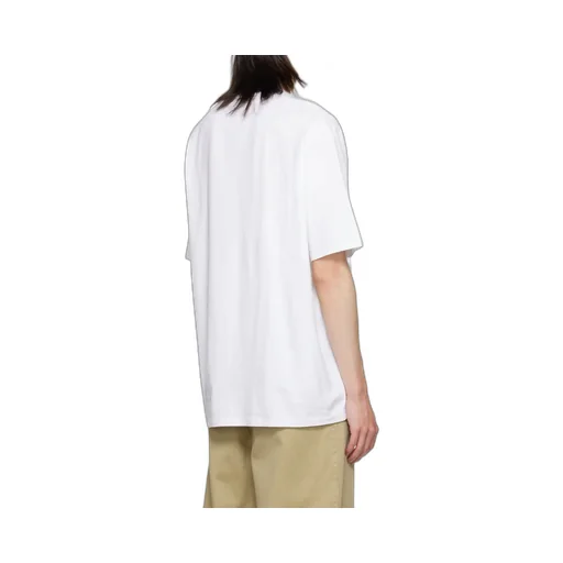 Lanvin Logo Patch Straight Hem T-Shirt
