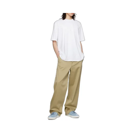 Lanvin Logo Patch Straight Hem T-Shirt