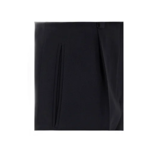 Straight-Leg Cady Trousers