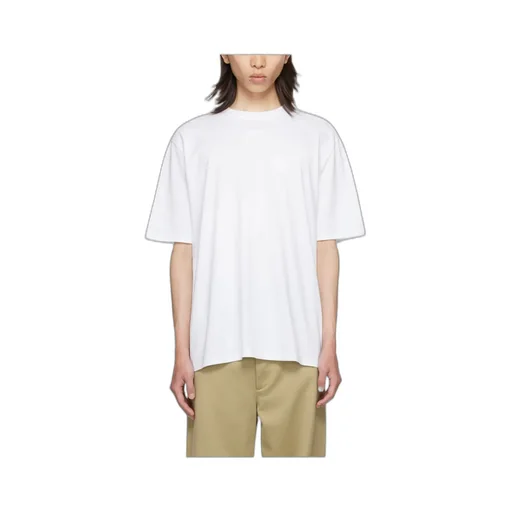 Lanvin Logo Patch Straight Hem T-Shirt