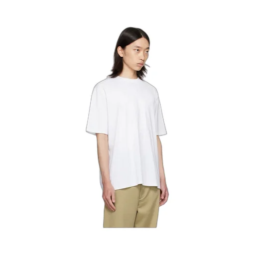 Lanvin Logo Patch Straight Hem T-Shirt