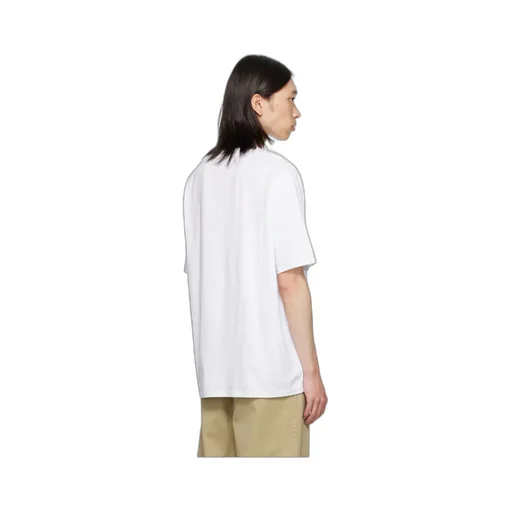 Lanvin Logo Patch Straight Hem T-Shirt