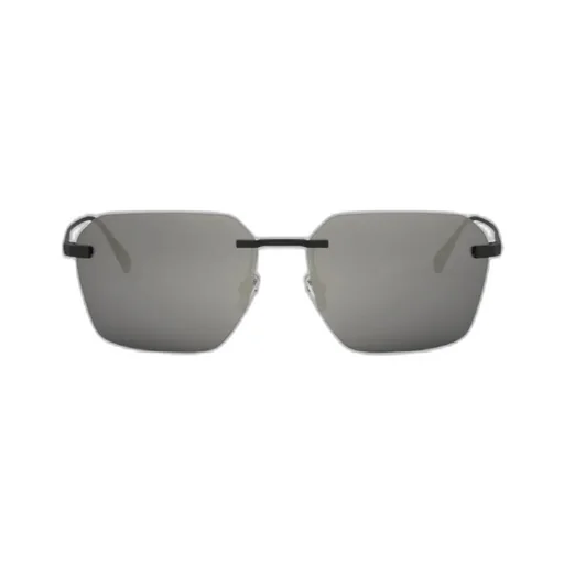 Bulgari Geometric Frame Sunglasses