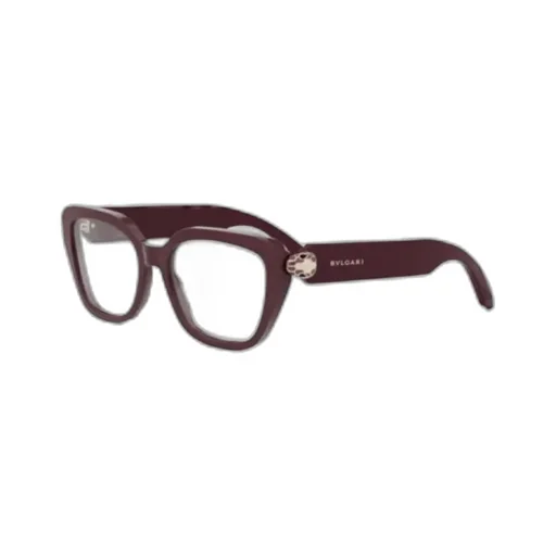 Bulgari Geometric Frame Glasses