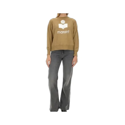 Isabel Marant ÉToile Logo Printed Long-Sleeved T-Shirt