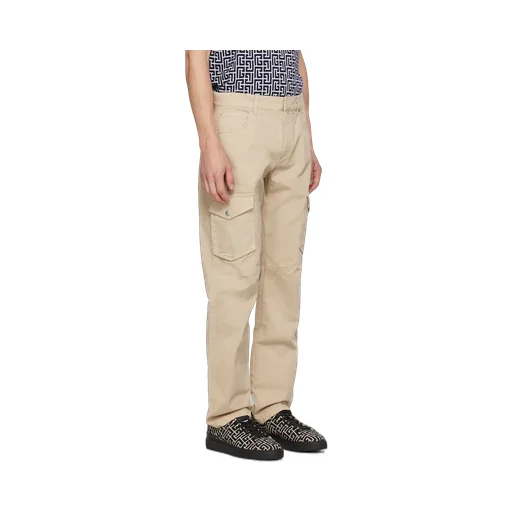Balmain Pocket Detailed Tapered Leg Trousers