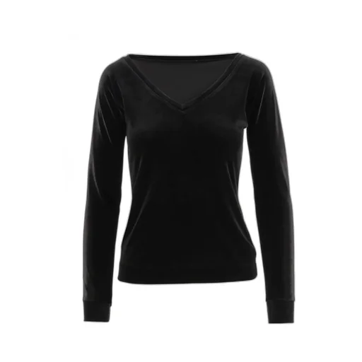 Stephan Janson V-Neck Long Sleeve Top