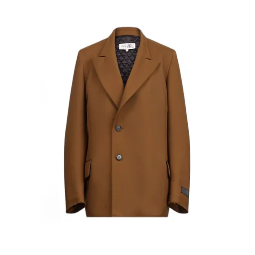Mm6 Maison Margiela Single-Breasted Oversized Tailored Blazer