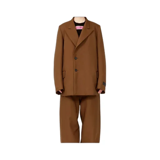 Mm6 Maison Margiela Single-Breasted Oversized Tailored Blazer