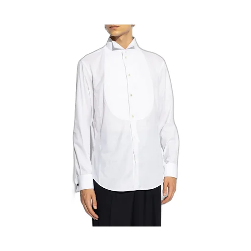 Giorgio Armani Curved Hem Tuxedo Shirt