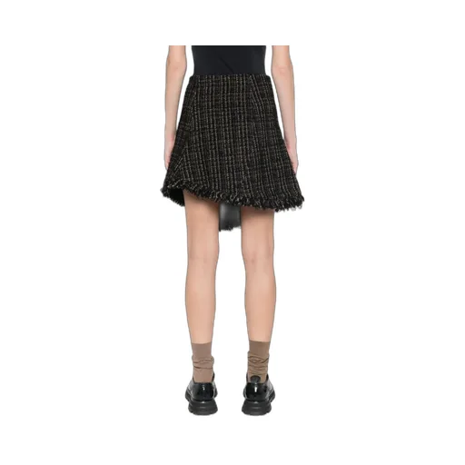 Asymmetric Mini Skirt