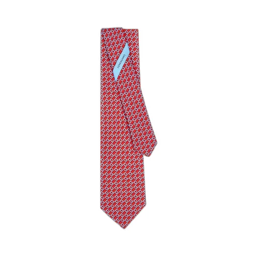 Gancini Printed Tie