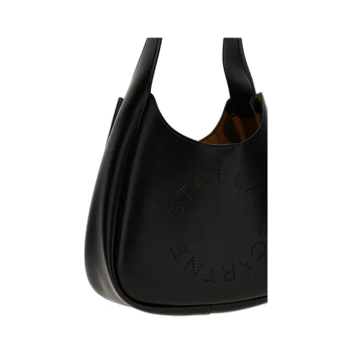 Stella Mccartney Logo-Perforated Small Hobo Shoulder Bag