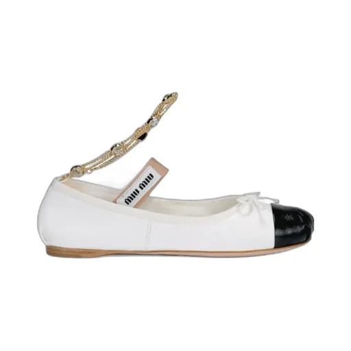 Miu Miu Bow-Detailed Ballerinas