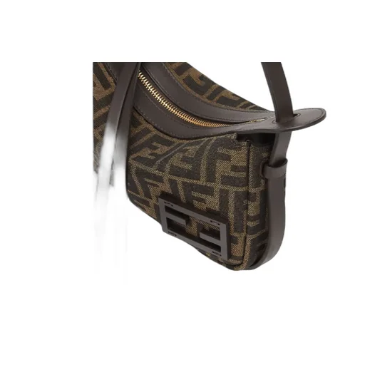 Fendi Simply Fendi Ff Jacquard Mini Shoulder Bag
