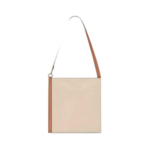 Laurent Tote In Canvas And Leather