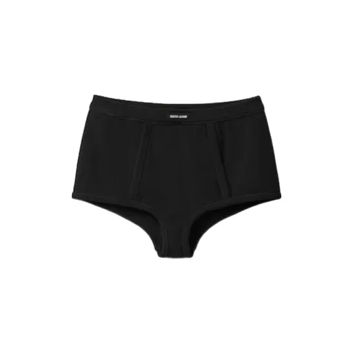 Ribbed Knit Boxer Shorts