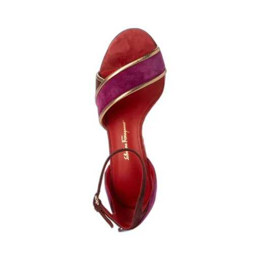 Logo Details High-Heeled Sandals
