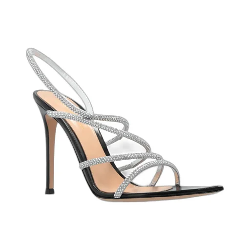 105Mm Crystal Ettie Sandals