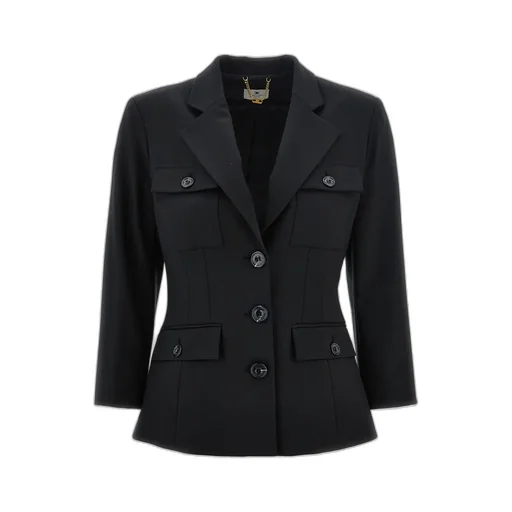 Elisabetta Franchi Single-Breasted Tailored Blazer