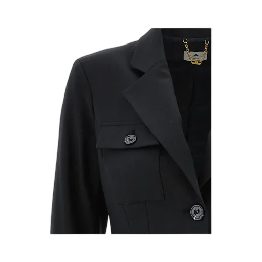 Elisabetta Franchi Single-Breasted Tailored Blazer