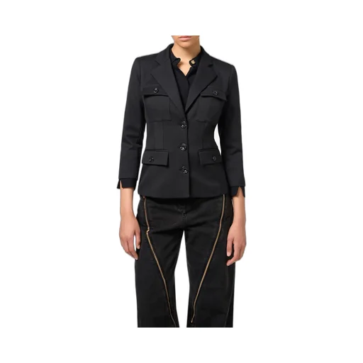 Elisabetta Franchi Single-Breasted Tailored Blazer