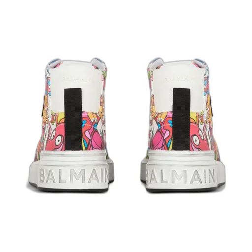 Balmain X Disney B-Court High-Top Sneakers