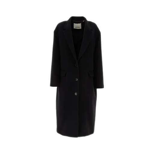 Isabel Marant Efezia Single-Breasted Straight Hem Coat