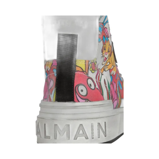 Balmain X Disney B-Court High-Top Sneakers
