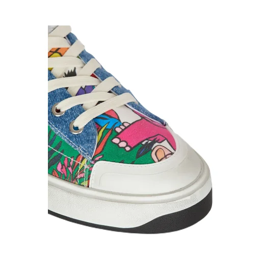 Balmain X Disney B-Court High-Top Sneakers