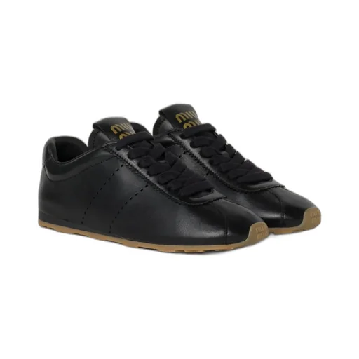 Miu Miu Plume Lace-Up Sneakers