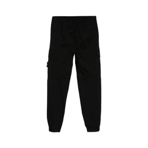 Stone Island Junior Compass-Badge Elasticated Waistband Trousers
