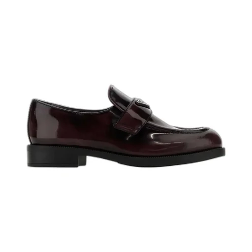 Prada Triangle-Logo Slip-On Loafers