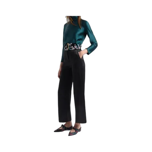 Giorgio Armani Long-Sleeved Satin Blouse