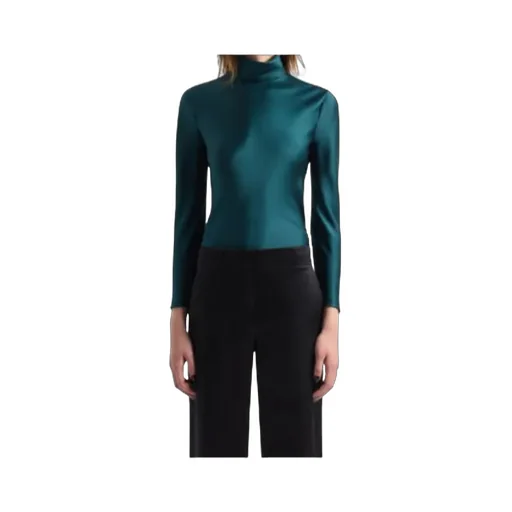 Giorgio Armani Long-Sleeved Satin Blouse