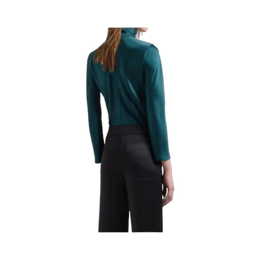 Giorgio Armani Long-Sleeved Satin Blouse