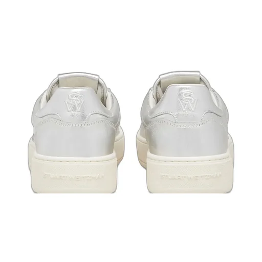 Courtside Sleek Metallic Sneakers