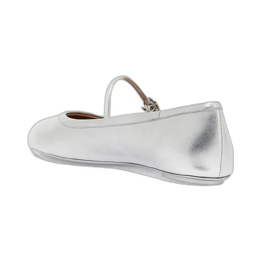 Gianvito Rossi Carla Buckle-Strap Ballerina Shoes