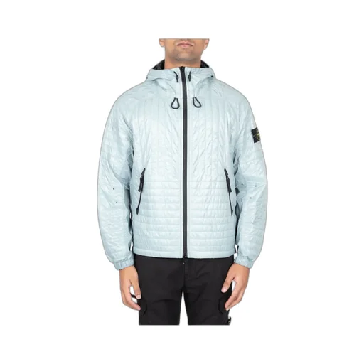 Logo-Appliqué Padded Hooded Jacket