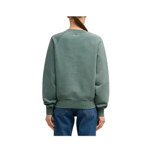 Ami Logo Embroidered Crewneck Sweatshirt