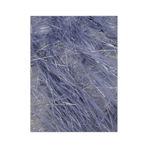 Douuod Kids Fringe-Detailed Metallic Thread Flared Top